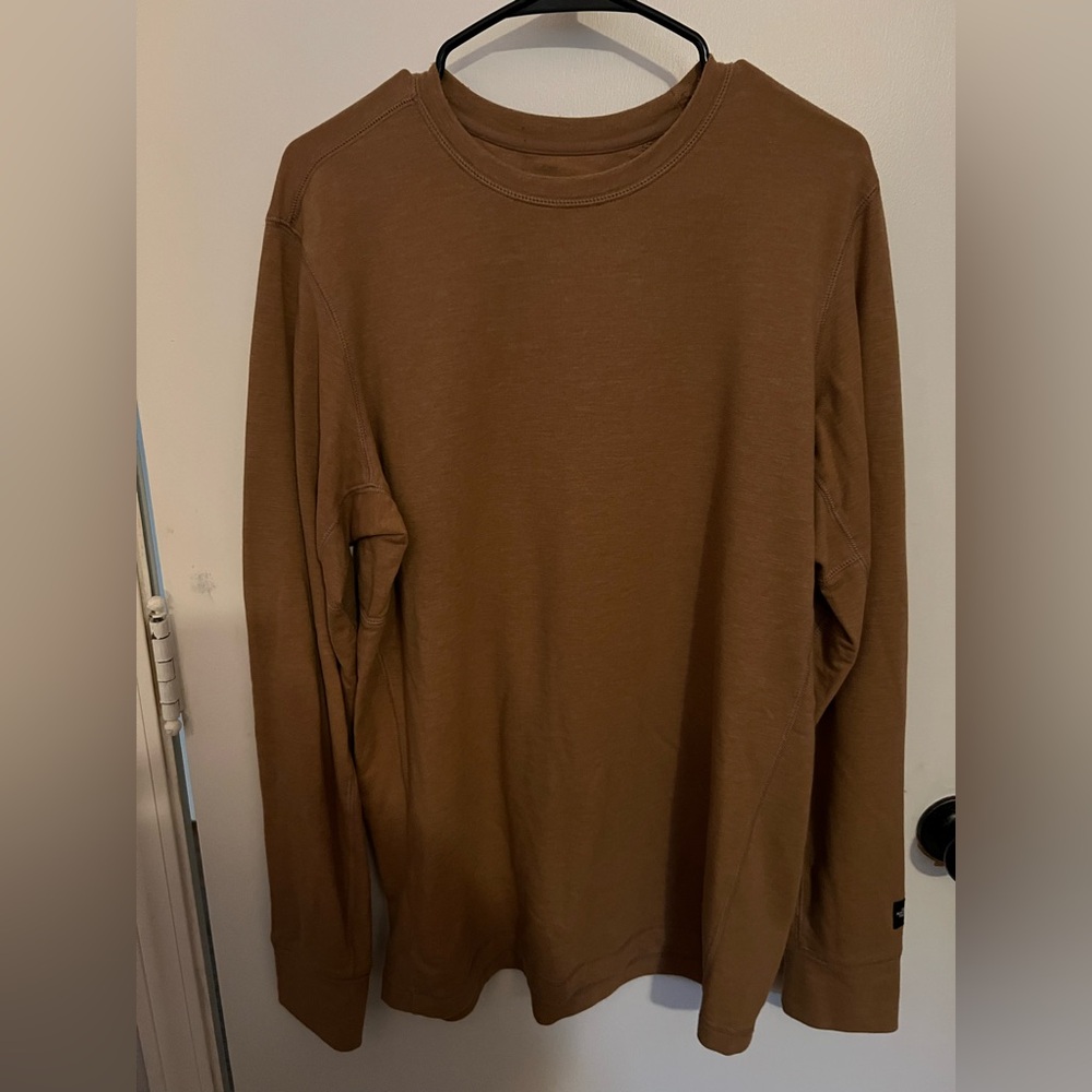 The North Face Men's Tan Long Sleeve Tee
